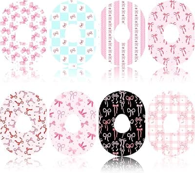 40 Pack Breathable Sensor Covers Compatible with Dexcom G7 ,Adhesive Patches for Dexcom G7,CGM Patches Coquette Pink Bow Adhesive Tape Stickers, Waterproof Flexible Pre-Cut, Long Lasting - Amazon.ae Price Tracker