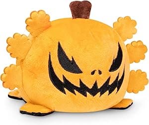 TeeTurtle - The Original Reversible Axolotl Plushie - Black + Pumpkin - Cute Sensory Fidget Stuffed Animals That Show Your Mood - Perfect for Halloween! - Amazon.ae Price Tracker