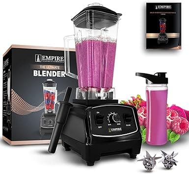 Empire Blender Smoothie Maker 2200W, 10 Adjustable Speeds Smoothie Blender with 2L BPA-Free Container, 30,000RPM High-Speed Blenders with Multiple Blades, Professional Blenders for Kitchen (E-Book) - Amazon.ae Price Tracker