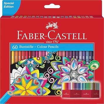 Faber-Castell - Castle box Colour pencil of 60 (111260) /Arts and Crafts - Amazon.ae Price Tracker