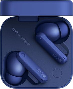 CMF by Nothing Buds Pro 2 Wirelesss earphones with HiFi sound, 50 dB Smart Active Noise Cancellation, 6 HD mics and Spatial Audio, 2025 - Blue - Amazon.ae Price Tracker