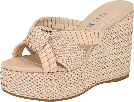 GUESS Women's Eveh Wedge Sandal - Amazon.ae Price Tracker