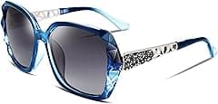 FEISEDY Polarized Women Square Sunglasses Sparkling Composite Shiny Frame B2289 - Amazon.ae Price Tracker