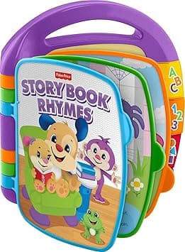 Fisher-Price Baby Learning Toy Laugh & Learn Storybook Rhymes Musical Book with Lights & Sounds for Infants Ages 6+ Months (Amazon Exclusive) - Amazon.ae Price Tracker