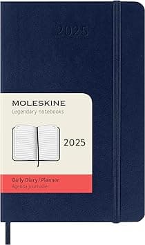 Moleskine Classic 12 Month 2025 Daily Planner, Soft Cover, Pocket (3.5" x 5.5"), Sapphire Blue, 400 pages - Amazon.ae Price Tracker