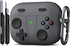 R-fun for AirPods Pro 3 Case (2025) Cover with Cleaner Kit, Classic Handheld Game Console Design Soft Skin Silicone Protective for Apple AirPods Pro 3rd Generation Charging Case, Black - Amazon.ae Price Tracker