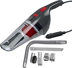Black & Decker 12V DC Auto Dustbuster Handheld Car Vacuum with 6 Pieces Accessories for Car, Red/Grey - NV1210AV, 2 Years Warranty - Amazon.ae Price Tracker