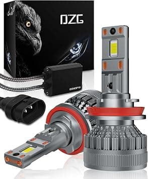 DZG H8 H9 H11 LED Headlight Bulbs 6500K 45W Super Bright LED Bulb High Low Beam Halogen Replacement LED Headlights Conversion Kit, 2 Pack - Amazon.ae Price Tracker