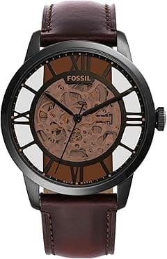 Fossil Men's Townsman Stainless Steel Mechanical Automatic Watch - Amazon.ae Price Tracker