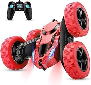 S2C Remote Control Car for Kids - 360° Stunt Car with 2.4G Control, Indoor-Outdoor Use, Ready-to-Go, Toy Cars for Boys/Girls (RED) - Amazon.ae Price Tracker