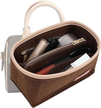Speedy 20 Alma BB Felt Organizer Insert, Purse Organizer Insert for Handbags with Zipper Pocket and Bag in Bag (Brown, Small) - Amazon.ae Price Tracker