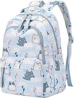 Mfikaryi Girls' Backpack, Cute Cat Backpack, Primary School Backpack - Amazon.ae Price Tracker