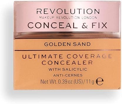 Revolution Beauty London, Conceal and Fix, Ultimate Coverage, Concealer, Golden Sand, 11g - Amazon.ae Price Tracker