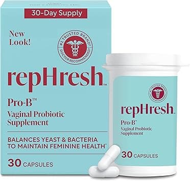 RepHresh Pro-B Probiotic Supplement for Women, 30 Oral Capsules - Amazon.ae Price Tracker
