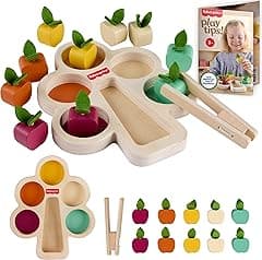 Fisher-Price Wood Montessori Toy Sorting Tree, American Montessori Society Seal of Excellence, Wooden Learning Activity Puzzle & Expert Play Tips for Preschool Kids Ages 3+ Years (Amazon Exclusive) - Amazon.ae Price Tracker