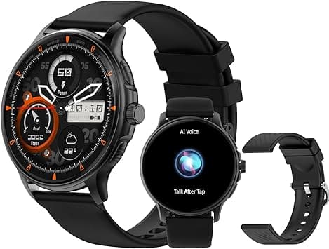 PEJE Smart Watch - Smart Watches For Men,1.43" AMOLED, Muslim Prayer Alerts, 120+ Sports Modes, SpO2/HR/Sleep Tracker, IP68 Waterproof Smartwatch, iOS/Android - Perfect for Men. (Black) - Amazon.ae Price Tracker
