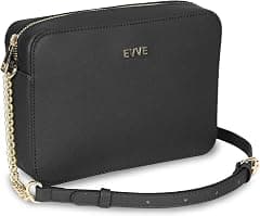EVVE Women's Saffiano Crossbody Camera Bag Designer Shoulder Purse with Chain and Leather Strap - Amazon.ae Price Tracker