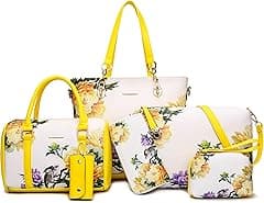 2E-youth womens Purses and Handbags Set tote handbag satchel shoulder bag purse - Amazon.ae Price Tracker
