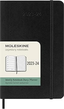 Moleskine Classic 18 Month 2023-2024 Weekly Planner, Soft Cover, Pocket (3.5" x 5.5"), Black - Amazon.ae Price Tracker