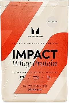 Myprotein Impact Whey Protein Blend, Unflavored, 2.2 lbs (40 Servings) - Amazon.ae Price Tracker
