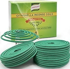 Mosquito Repellent Citronella Incense Coils Pieces per Box, Made from Natural Plants, Suitable for Outdoors, Indoors, by The Pool, in The Yard (Citronella coils 48) - Amazon.ae Price Tracker