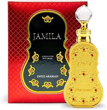 Swiss Arabian Jamila Concentrated Perfume Oil, 15ml, Premium Quality Perfume Oil, Men and Women’s Fragrance, Fruity, Floral, Musk Luxurious Blend Perfumes for Women and Men - Amazon.ae Price Tracker