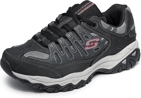 Skechers Men's Afterburn Memory-Foam Lace-up Sneaker - Amazon.ae Price Tracker