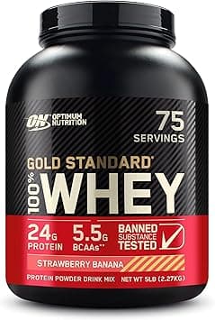 Optimum Nutrition Gold Standard 100% Whey Protein Powder, Strawberry Banana, 5 Pound (Packaging May Vary) - Amazon.ae Price Tracker