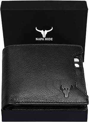 NAPA HIDE Men Leather wallet for Men Men's Wallet - Amazon.ae Price Tracker