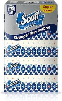 Scott Facial Tissue, 2 PLY, Super Saver, 140 Sheets x 5 Tissue Boxes - Amazon.ae Price Tracker