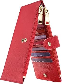 Travelambo Womens Walllet RFID Blocking Bifold Multi Card Case Wallet with Zipper Pocket - Amazon.ae Price Tracker