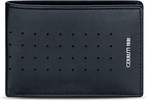 Cerruti 1881 MENS LEATHER WALLET W/PERFORTAION 105X77M, BLUE - Amazon.ae Price Tracker