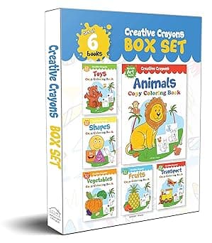 Creative Crayons Super Pack : My First Art Series - A Pack Of 6 Crayon Copy Colour Books - Amazon.ae Price Tracker