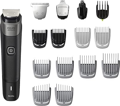 NEW Philips Norelco Multigroom Series 5000 18 Piece, Beard Face, Hair, Body and Intimate Hair Trimmer for Men - NO BLADE OIL MG5910/49 - Amazon.ae Price Tracker