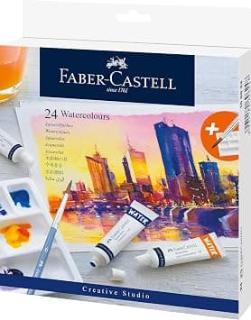 Faber-Castell Faber Castell Creative Studio Watercolours 9 Ml Set Of 24, Multicolor, Fc169624 - Amazon.ae Price Tracker