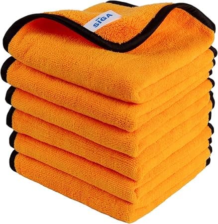 MR.SIGA Professional Premium Microfiber Towels for Household Cleaning, Dual-Sided Car Washing and Detailing Towels, Gold, 15.7 x 23.6 inch, 6 Pack - Amazon.ae Price Tracker