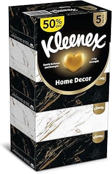 Kleenex Home Decor Facial Tissue - Pack of 5 Boxes, 170 Sheets x 2 Ply - Amazon.ae Price Tracker