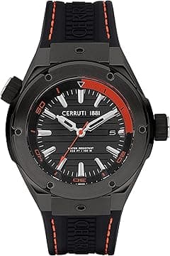 CERRUTI 1881 RUSCELLO Three Hand Round Analog Wrist Watch For Men - Amazon.ae Price Tracker