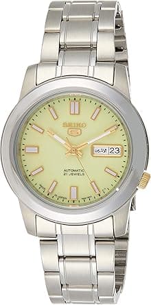 Seiko Mens Automatic Watch, Analog Display And Stainless Steel Strap SKKK19J1 - Amazon.ae Price Tracker