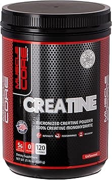 Muscle Core Creatine Monohydrate Powder 600g – 120 Servings, 100% Pure Micronized Creatine for Strength, Muscle Growth, Power & Faster Recovery – Zero Calories, Unflavored - Amazon.ae Price Tracker