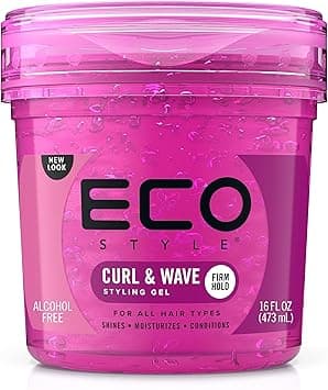 Eco Style Professional Curl & Wave Styling Gel Firm Hold All Types Of Hair 8 oz Pink - Amazon.ae Price Tracker