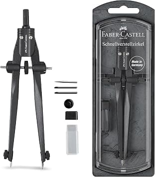 Faber-Castell - Compass - Quick set Stream, Blackstone (174530) /Arts and Crafts - Amazon.ae Price Tracker