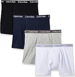 Calvin Klein boys Calvin Klein Boys Underwear 4 Pack Boxer Briefs Value Pack Boxer Briefs - Amazon.ae Price Tracker
