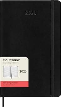 Moleskine 12 Month Daily Large Black Soft - Amazon.ae Price Tracker