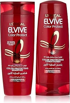 L’Oréal Paris Elvive Colour Protect For Coloured Hair, Shampoo 400 ml + Conditioner 360 ml - Amazon.ae Price Tracker