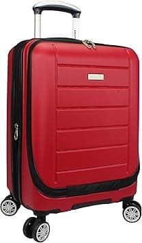 World Traveler Dejuno Compact Luggage with Laptop Pocket-Red, Carry-On 20-Inch - Amazon.ae Price Tracker