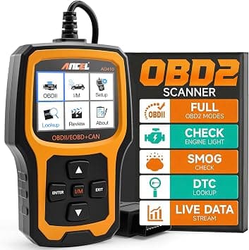 ANCEL AD410 Enhanced OBD2 Scanner, Car Code Reader Clear Engine Light Instantly, Automotive OBD II Scanner Fault Diagnosis, Universal Scan Tool for All OBDII Vehicles 1996+, Black/Yellow - Amazon.ae Price Tracker