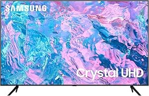 SAMSUNG Smart TV, Crystal UHD 4K, CU7000, 55 Inch, Black, 2023, Crystal Processor 4K, PurColor, Smart Hub, UA55CU7000UXZN - Amazon.ae Price Tracker