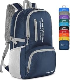 ZOMAKE Foldable Backpack Lightweight Packable 35 L, Hiking Daypack Water Resistant Travel Bag Nylon Outdoor Sports Gym Camping Rucksack Walking Trekking for Men Women Seniors - Amazon.ae Price Tracker