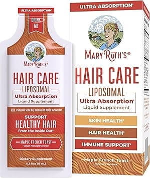 MaryRuth Organics Hair Growth Liquid with Vitamin D3 | E | Sugar/Gluten Free | Biotin | Hyaluronic Acid | Selenium for Skin Care | Vegan | Non-GMO | 14-0.5 Fl Oz Pouches - Amazon.ae Price Tracker